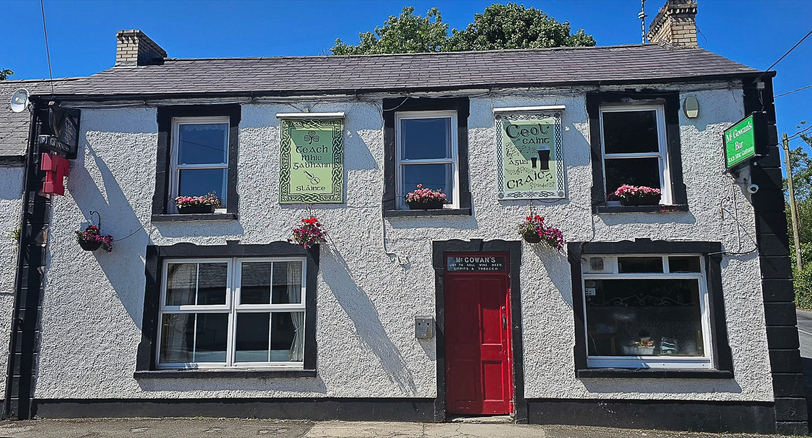 McGowan's Bar, the wee white pub with the red door